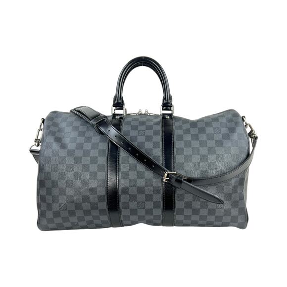 Louis Vuitton Damier Graphite Bandouliere Keepall 45 Bag - Picture 1 of 8